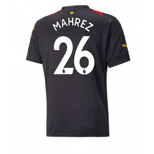 Fotbalové Dres Manchester City Riyad Mahrez #26 Venkovní 2022-23 Krátký Rukáv